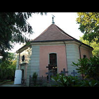 Berlin - Zehlendorf, Dorfkirche Zehlendorf, Außenansicht der Kirche