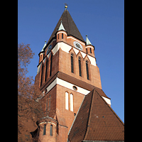 Berlin - Steglitz, Dreifaltigkeitskirche Lankwitz, Turm