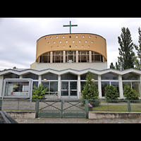 Berlin - Tempelhof, Evangelisch-Freikirchliche Gemeinde (Baptisten), Außenansicht der Kirche