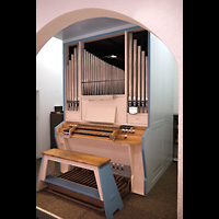 Berlin - Treptow, Gemeindezentrum Rosestrae (Ernst-Moritz-Arndt Gemeindeheim), Orgel seitlich