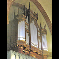 Berlin - Mitte, Golgathakirche (Kleine Orgel), Hauptorgel seitlich