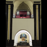 Berlin - Prenzlauer Berg, Heilige Familie, Orgelempore