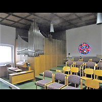 Berlin - Steglitz, Kirche zur Wiederkunft Jesu Christi (Südende), Orgelempore