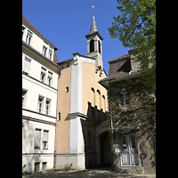 Berlin (Wedding), Lazarus Kranken- und Diakonissenhaus, Kapelle, Außenansicht der Fassade