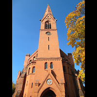 Berlin - Steglitz, Matthuskirche, Auenansicht mit Turm