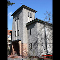 Berlin - Treptow, St. Anna, Außenansicht der Kirche