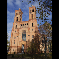 Berlin (Kreuzberg), St. Thomas (ev.) - Chororgel, Außenansicht der Kirche