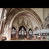 Berlin (Wedding), Stephanuskirche, Innenraum in Richtung Orgel