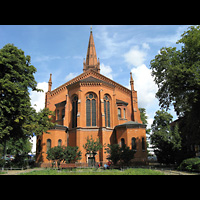 Berlin (Schöneberg), Zwölf-Apostel-Kirche (Hauptorgel), Außenansicht Chorseite