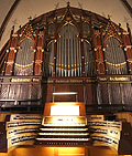 Berlin (Wilmersdorf), Auenkirche, Orgel / organ