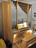 Berlin - Reineickendorf, Dorfkirche Lbars, Orgel / organ