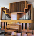 Berlin - Spandau, Evangelisch-Freikirchliche Gemeinde (Baptisten), Orgel / organ