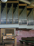 Berlin (Reinickendorf), Gnade-Christi-Kirche Borsigwalde, Orgel / organ