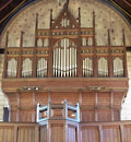 Berlin - Treptow, Verklärungskirche Adlershof, Orgel / organ